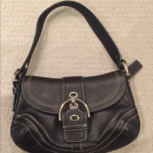 Black coach purse